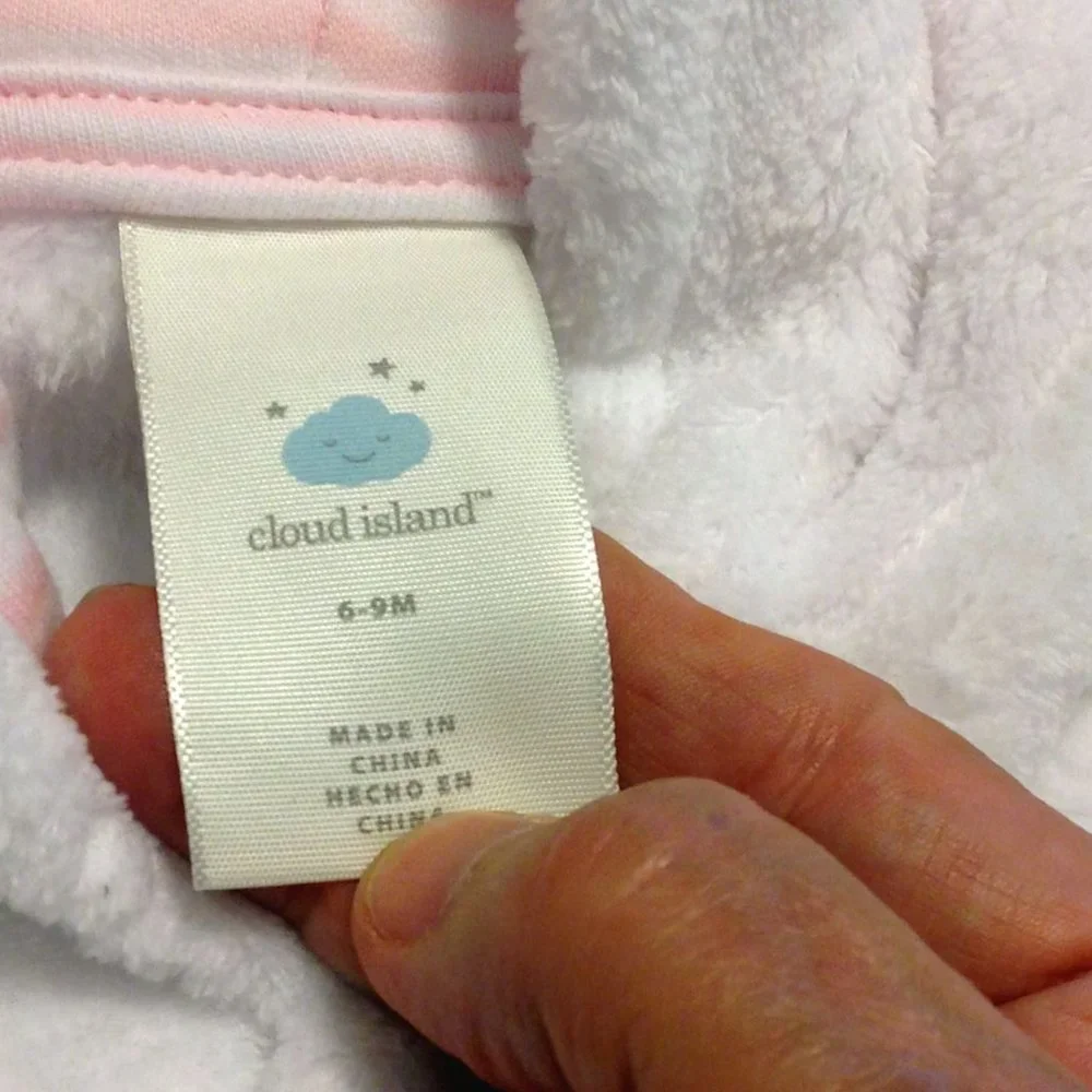 NWT Cloud Island baby robe / unicorn hoodie. Very Cute!